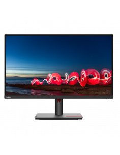 27" Monitor Lenovo T27h-30, IPS 2560x1440 WQHD, Negru