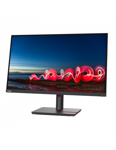 27" Monitor Lenovo T27h-30, IPS 2560x1440 WQHD, Negru