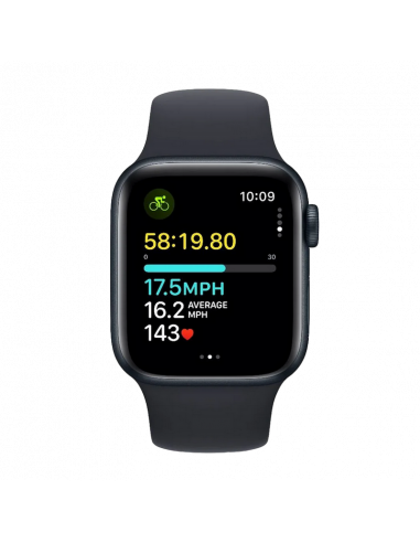 Ceas inteligent Apple Watch SE 2, 44mm, Midnight