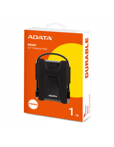 Внешний портативный жесткий диск ADATA HD680, 1 ТБ, Чёрный (AHD680-1TU31-CBK)