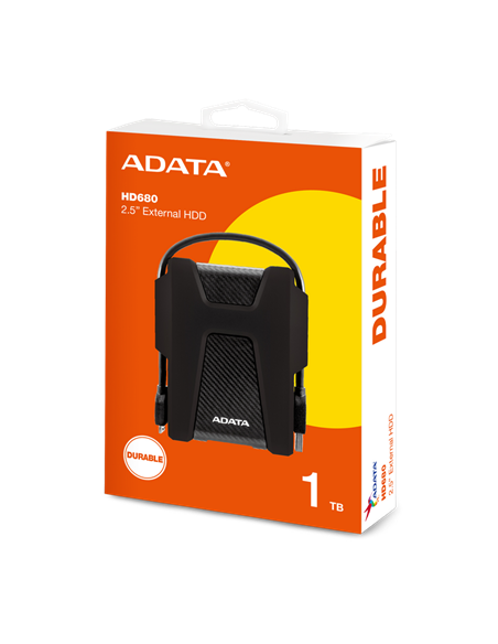 Внешний портативный жесткий диск ADATA HD680, 1 ТБ, Чёрный (AHD680-1TU31-CBK)