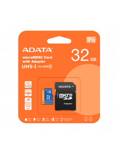 Карта памяти ADATA Premier MicroSDHC, 32Гб (AUSDH32GUICL10A1-RA1)