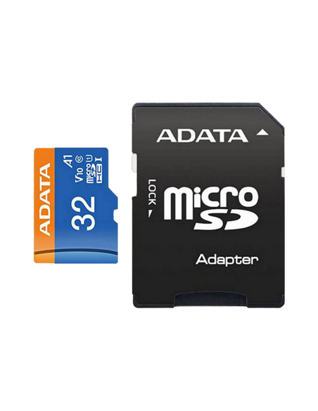 Карта памяти ADATA Premier MicroSDHC, 32Гб (AUSDH32GUICL10A1-RA1)