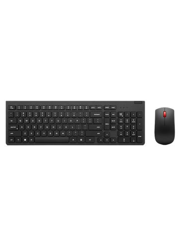 Set Tastatură + Mouse Lenovo Essential Gen2, Fără fir, Negru