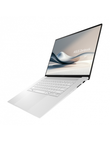Laptop 16" ASUS Zenbook S 16 OLED UM5606WA, Scandinavian White, AMD Ryzen AI 9 HX 370, 32GB/1024GB, Windows 11 Home