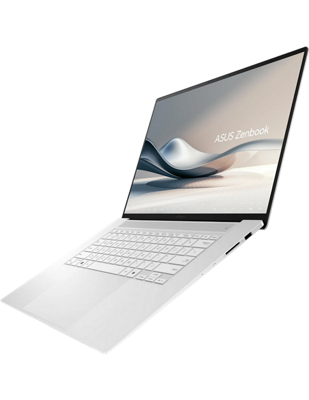Ноутбук 16" ASUS Zenbook S 16 OLED UM5606WA, Scandinavian White, AMD Ryzen AI 9 HX 370, 32Гб/1024Гб, Windows 11 Home Ноутбук 16" ASUS Zenbook S 16 OLED UM5606WA, Scandinavian White, AMD Ryzen AI 9 HX 370, 32Гб/1024Гб, Windows 11 Home