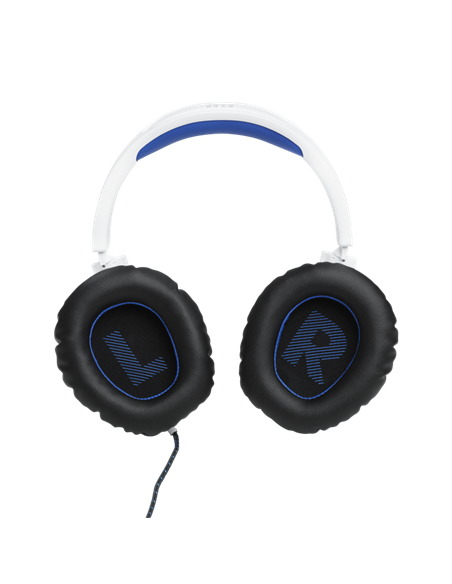 Căști JBL Quantum 100P, Cu fir, Alb | Albastru
