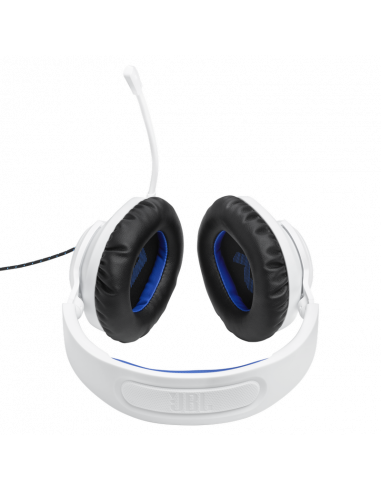 Căști JBL Quantum 100P, Cu fir, Alb | Albastru