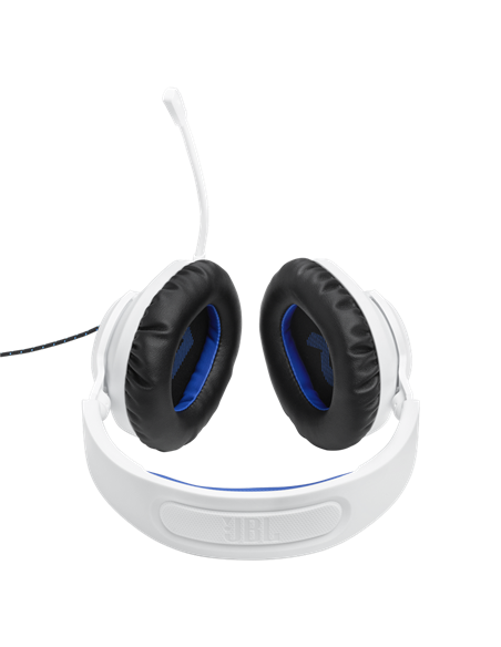 Наушники JBL Quantum 100P, Проводной аналоговый, Белый | Синий