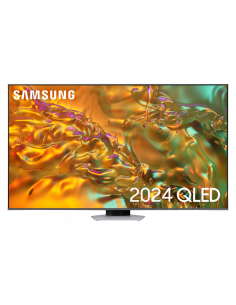 55" QLED SMART Телевизор Samsung QE55Q80DAUXUA, 3840x2160 4K UHD, Tizen 8.0, Серебристый