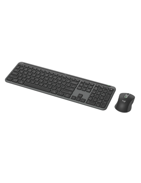 Set Tastatură + Mouse Logitech MK950, Fără fir, Grafit