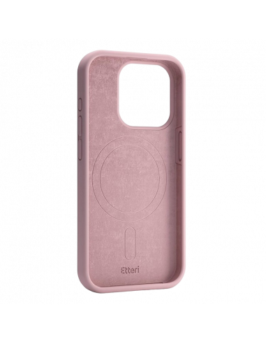 Husă Etteri Silicone Mag case for iPhone 16 Pro, Light Pink