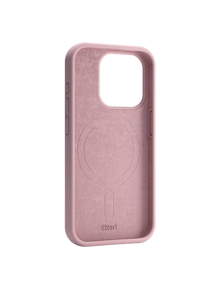 Husă Etteri Silicone Mag case for iPhone 16 Pro, Light Pink