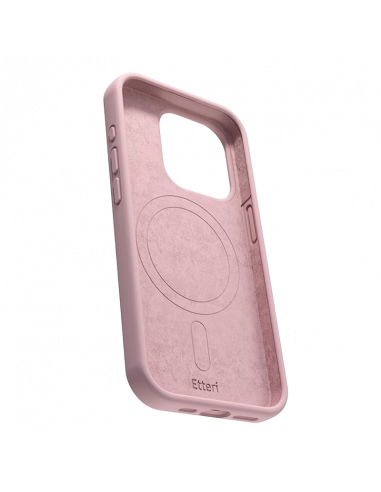 Husă Etteri Silicone Mag case for iPhone 16 Pro, Light Pink