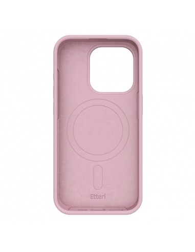 Чехол Etteri Silicone Mag case for iPhone 16 Pro, Light Pink