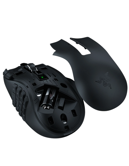 Беcпроводная мышь Razer Naga V2 HyperSpeed, Чёрный