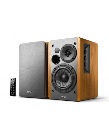 Boxe Edifier R1280DB Brown / 42W RMS / Audio in: 2x RCA / optical / coaxial / AUX / remote control / wooden / (4”+1/2')