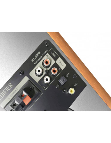 Колонки Edifier R1280DB Brown / 42W RMS / Audio in: 2x RCA / optical / coaxial / AUX / remote control / wooden / (4”+1/2')