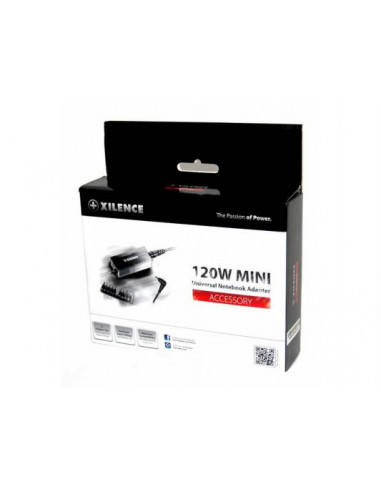 Универсальный адаптер питания для ноутбука XILENCE XP-LP120.XM012, 120W Mini