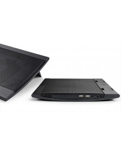 DEEPCOOL ”WIND PAL FS”, Notebook Cooling Pad up to 15.6”, 2 fan - 140mm with fan speed control button, 700-1200rpm, <21.5~26...
