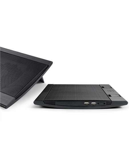 DEEPCOOL ”WIND PAL FS”, Notebook Cooling Pad up to 15.6”, 2 fan - 140mm with fan speed control button, 700-1200rpm, <21.5~26...