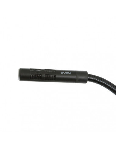 SVEN MK-490, Microphone, Desktop, On/off switch button, Flexible stand for rotation at any angle, Black