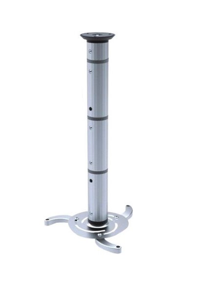 Sunne PRO03 Ceiling Projector Bracket, Ceiling to Projector 80-980mm, Tilt -15°~+15°, Swivel 360°, max 10kg, Silver