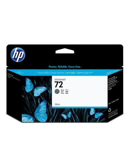 HP 72 (C9374A) grey ink cartridge vivera ink ,130ml for HP DesignJet T1100, HP DesignJet T1120, HP DesignJeT610