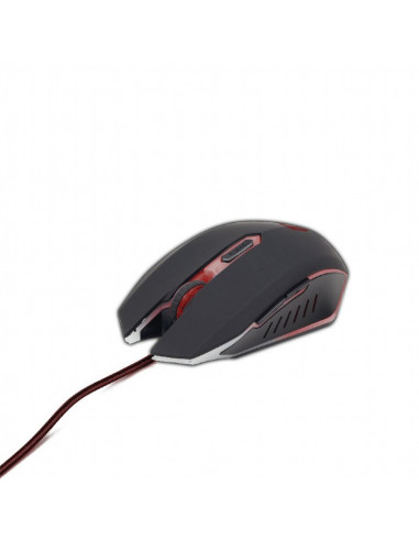 Игровая мышь Gembird MUSG-001-R / USB / 2400dpi / Black