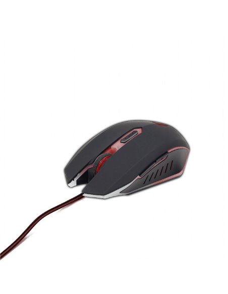 Игровая мышь Gembird MUSG-001-R / USB / 2400dpi / Black