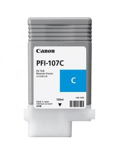 Ink Cartridge Canon PFI-107 C, cyan, 130ml for iPF670,680,685,770,780,785