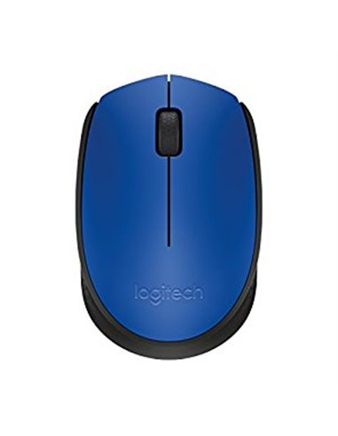 Logitech Wireless Mouse M171 Blue, Optical Mouse for Notebooks, Nano receiver, Blue, Retail