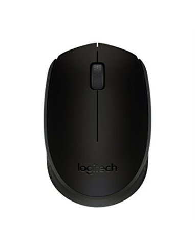Logitech Wireless Mouse B170 Black, Optical Mouse for Notebooks, Nano receiver, Black, Retail