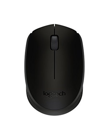 Logitech Wireless Mouse B170 Black, Optical Mouse for Notebooks, Nano receiver, Black, Retail