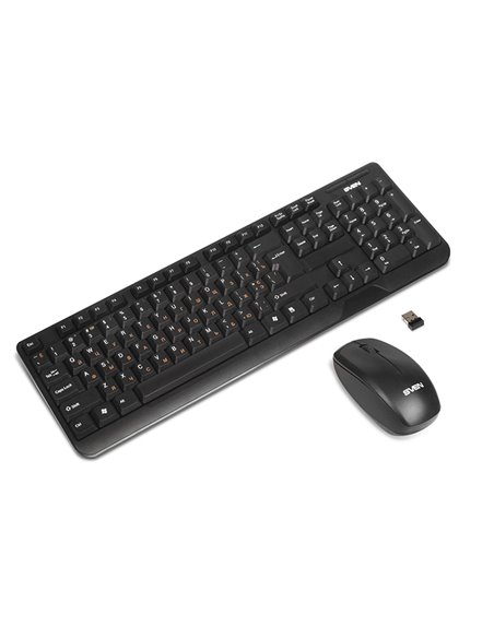 SVEN Comfort 3300 Wireless, Keyboard & Mouse, 2.4GHz , Multimedia Keyboard Standart + Mouse(2+1 keys,1000dpi), Nano receiver,... SVEN Comfort 3300 Wireless, Keyboard & Mouse, 2.4GHz , Multimedia Keyboard Standart + Mouse(2+1 keys,1000dpi), Nano receiver,...