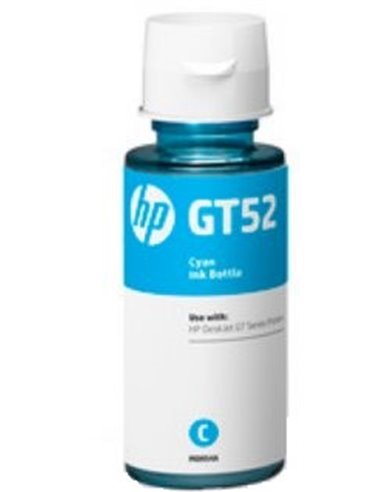 HP GT52 (M0H54AE) Cyan Original Ink Bottle (~8,000 pages), (for HP Ink Tank 115, HP Ink Tank 315/319, HP Ink Tank Wireless 41...