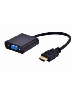 Adapter HDMI-VGA - Gembird A-HDMI-VGA-04, HDMI to VGA adapter cable, Converts digital HDMI input (19 pin male, v.1.4) into ... 2
