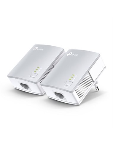 TP-LINK TL-PA4010 Kit, AV500 Powerline Adapter Starter Kit, Compact Size, 500Mbps Powerline Datarate, 1 Lan Port, Power Sock...