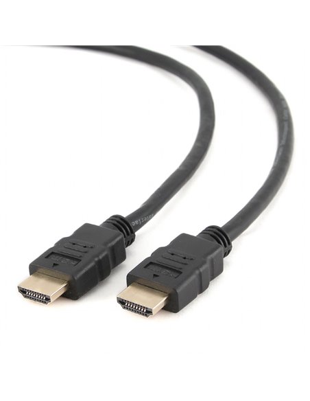 Cable HDMI - 1m - Cablexpert CC-HDMI4-1M, 1 m, HDMI v.1.4, male-male, cable with gold-plated connectors, bulk package, Black