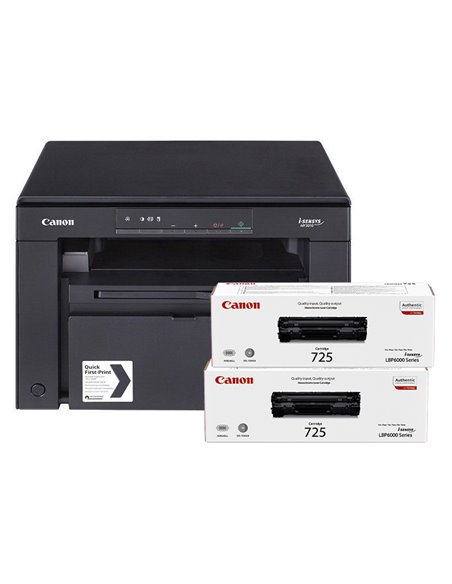 МФУ Canon i-Sensys MF3010 + Kit (CRG725 x 2pcs) / A4 / Black