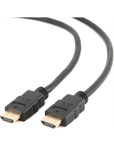 Cable HDMI CC-HDMI4-10, 3 m, HDMI v.1.4, male-male, Black cable with gold-plated connectors, Bulk packing