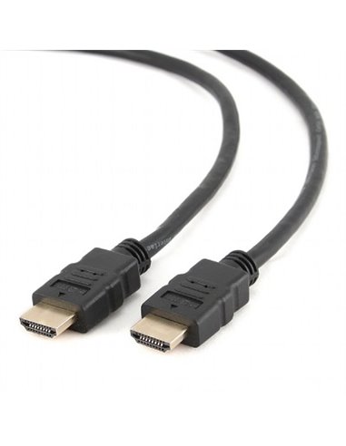 Cable HDMI CC-HDMI4-6, 1.8 m, HDMI v.1.4, male-male, Black cable with gold-plated connectors, Bulk packing