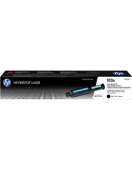 HP 103A (W1103A), Original Neverstop Toner Reload Kit, Black, 2500 pages