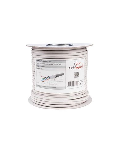 Cable FTP Gembird FPC-5004E-SOL, AWG24 solid CCA , 305m