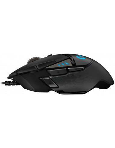 Logitech Gaming Mouse G502 HERO HIGH PERFORMANCE, 11 Programmable buttons, 16000 dpi, Onboard memory: 5 profiles, RGB