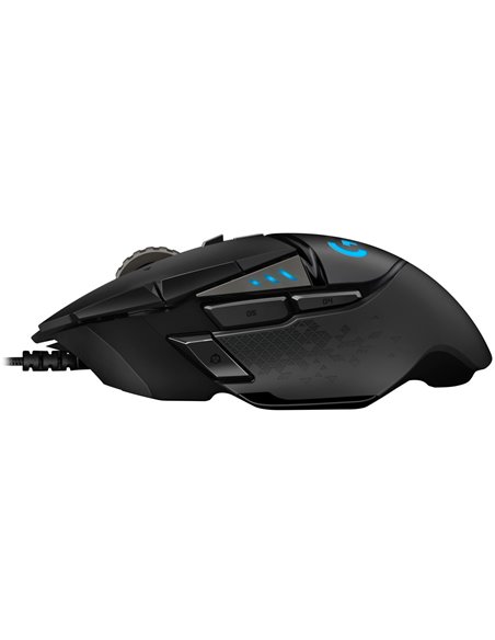 Logitech Gaming Mouse G502 HERO HIGH PERFORMANCE, 11 Programmable buttons, 16000 dpi, Onboard memory: 5 profiles, RGB