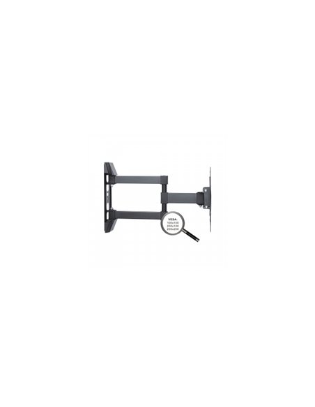 TV-Wall Mount for 23-42” - PureMounts ”PM- FM12-200”, Tilted, up to 30kg, Tilt: +3/ -10°, 56mm - 415mm wall distance, max.VES...