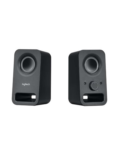 Logitech Z150 Speakers 2.0 ( RMS 3W, 2x1.5W ), Stereo headphone jack, Black