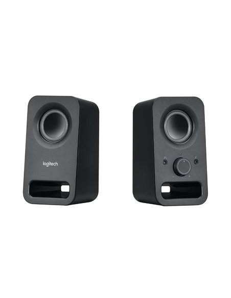 Logitech Z150 Speakers 2.0 ( RMS 3W, 2x1.5W ), Stereo headphone jack, Black
