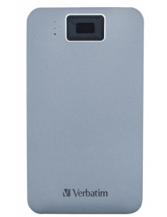 2.5” External HDD 1.0TB (USB3.2/USB-C) Verbatim Executive Fingerprint Secure, Grey, Aluminium, Sleek, Nero Backup Software, ...